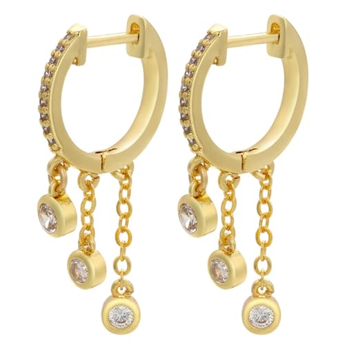 Ohrringe Ohrstecker Damen Schmuck Earringskleine Creolen Hochzeit Frauen Quaste Ohrringe Gold von Sopodbacker