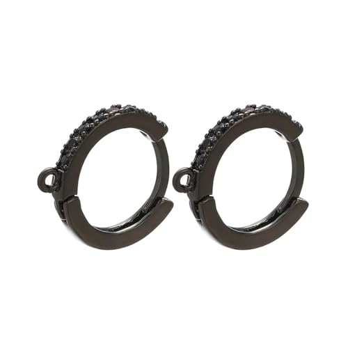 Ohrringe Ohrstecker Damen Schmuck Earringsrunde Ohrringe Für Frauen Hochzeitszubehör Ohrring Schwarz von Sopodbacker