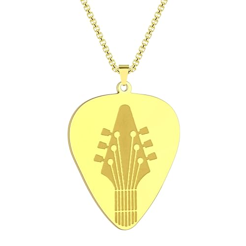 Sopodbacker Halskette Ketten Schmuck Herren Frauen Anhänger Necklace Halskette Gitarre Anhänger Musiker Männer Frauen Weiß Sopodbacker Halskette Ketten Schmuck Herren Frauen Anhänger Necklace Halskette Gitarre Anhänger Musiker Männer Frauen Weiß von Sopodbacker