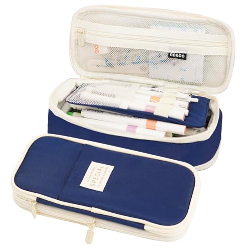 Federmäppchen mit großer Kapazität für Mädchen – spezielles Federmäppchen für Damen, niedlich und erweiterbar mit mehreren Fächern, perfekter Schulbedarf-Organizer, Kawaii-Reißverschluss Stifttasche Federmäppchen mit großer Kapazität für Mädchen – spezielles Federmäppchen für Damen, niedlich und erweiterbar mit mehreren Fächern, perfekter Schulbedarf-Organizer, Kawaii-Reißverschluss Stifttasche von Soquali