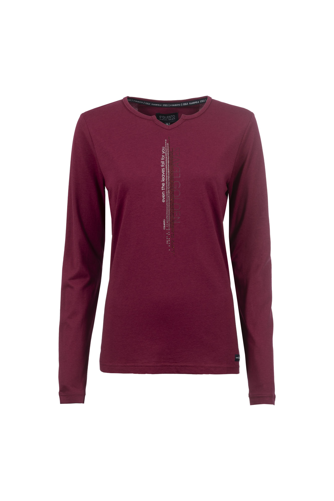 Soquesto Langarmshirt OlwenSOQ merlot von Soquesto