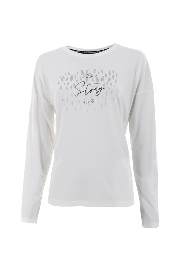 Soquesto Langarmshirt Loana Offwhite von Soquesto