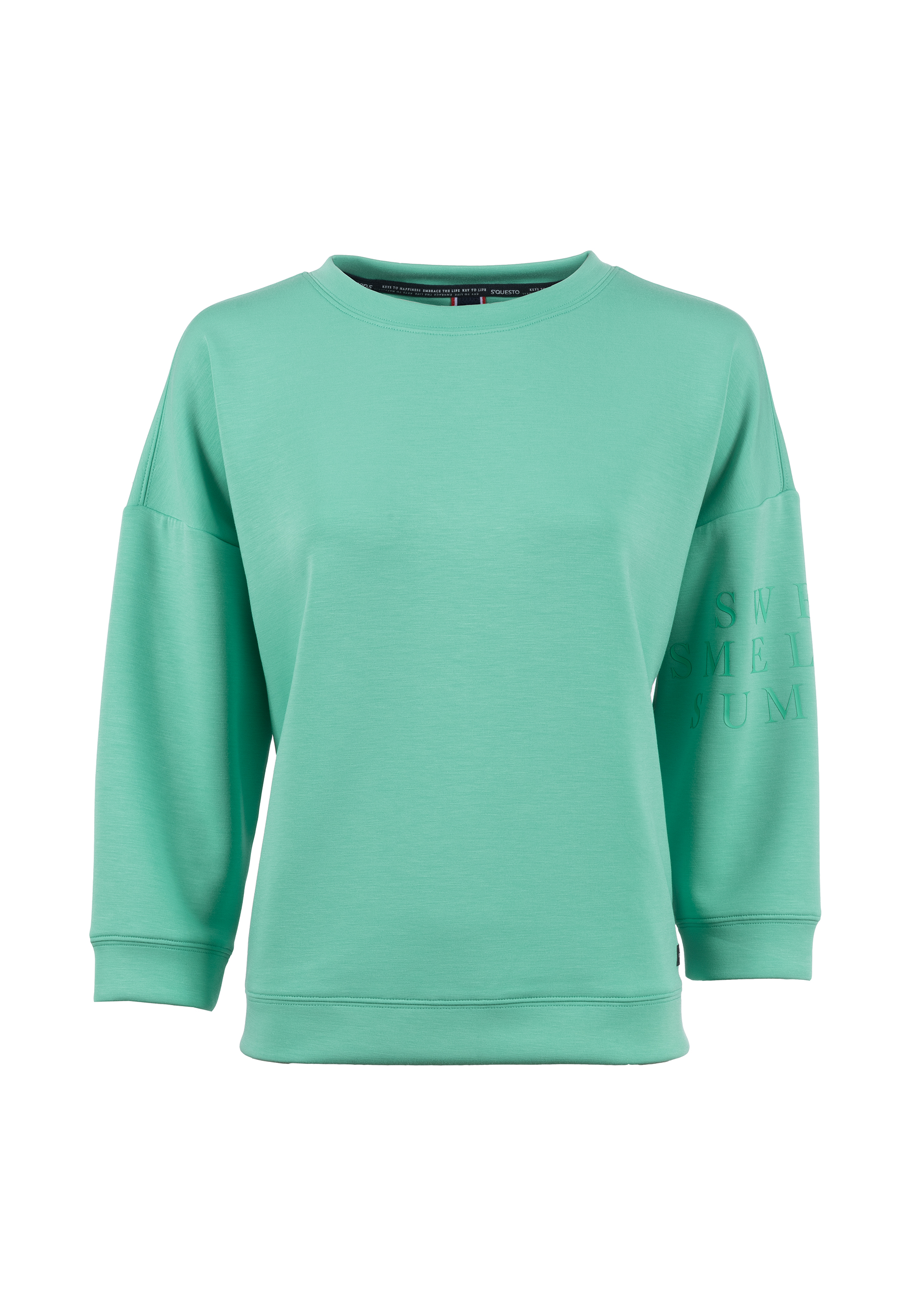 Soquesto Sweatshirt 3/4 Nalani jade green von Soquesto