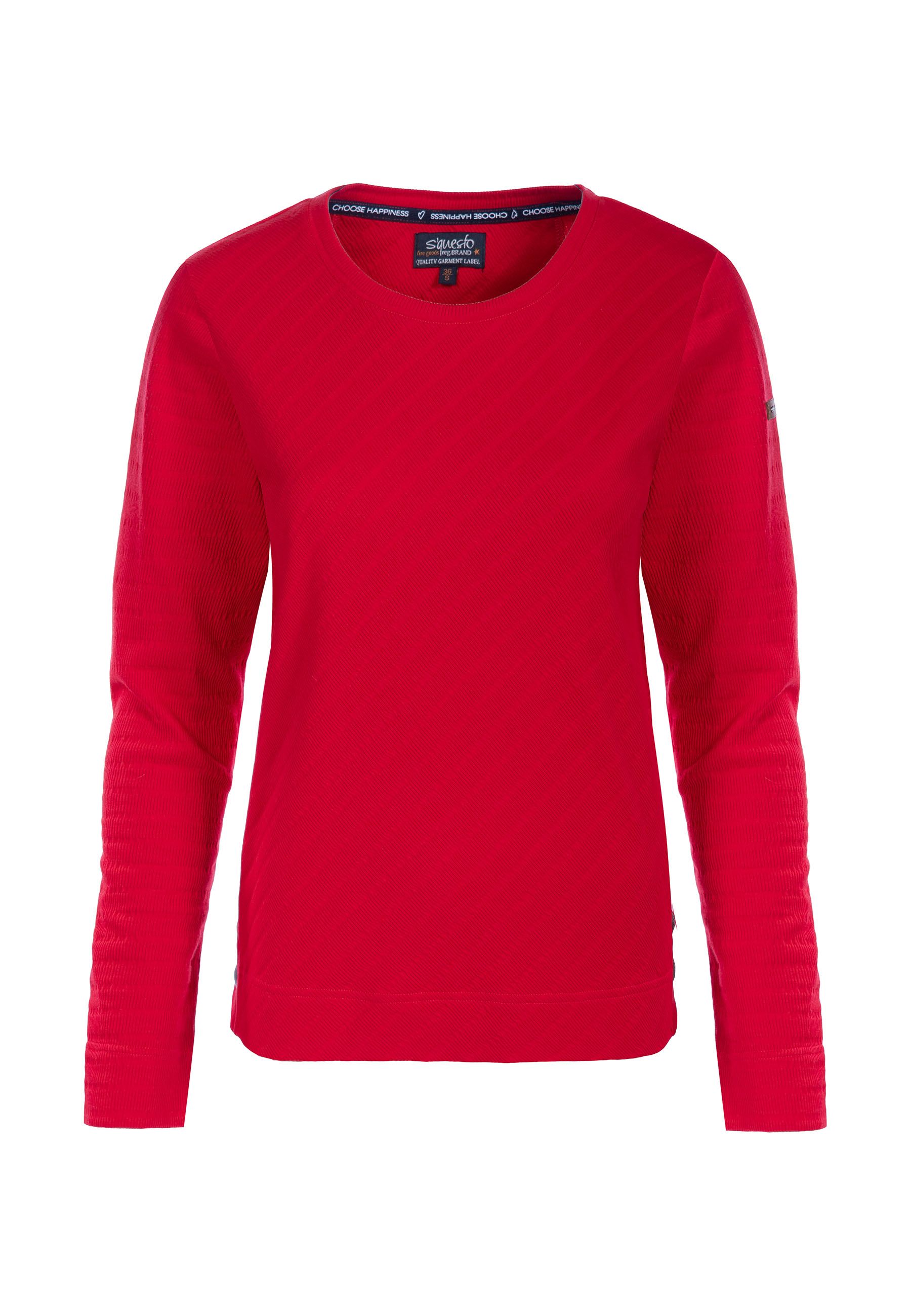 Soquesto Sweatshirt Lara in red und navy von Soquesto