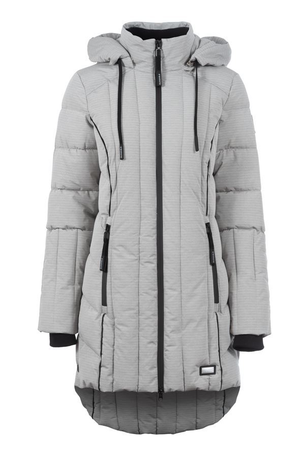 Soquesto Wintermantel OmaraSOQ stone grey von Soquesto