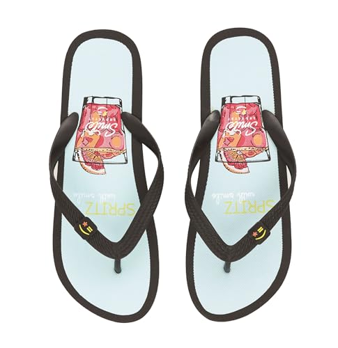Sorbetto Herren moderne Flipflops/Zehentrenner/bequeme Badeschuhe für Strand und Freizeit, Schwarz/Hellblau Aperol, Gr. 40-41 Sorbetto Herren moderne Flipflops/Zehentrenner/bequeme Badeschuhe für Strand und Freizeit, Schwarz/Hellblau Aperol, Gr. 40-41 von Sorbetto