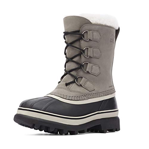 Sorel Caribou wasserdichte Schneestiefel für Damen, Grau (Shale x Stone), 37.5 EU von Sorel