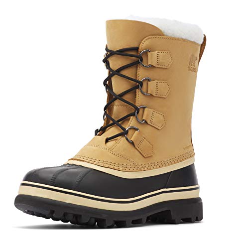 Sorel Caribou wasserdichte Schneestiefel für Herren, Beige (Buff), 42.5 EU von Sorel