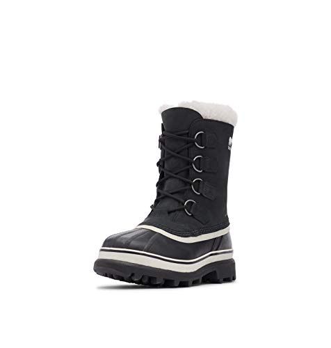 Sorel Caribou wasserdichte Schneestiefel für Damen, Schwarz (Black x Stone), 38 EU von Sorel