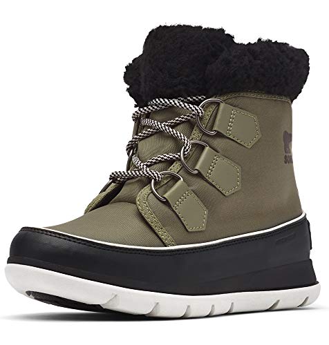 Sorel Damen-Stiefel, SOREL EXPLORER CARNIVAL WP, Farbe: Grün Hiker Green X Black, Size EU 43 (UK 12) von Sorel