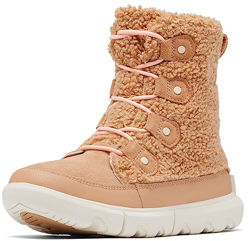 Sorel Damen Explorer II Joan Cozy Boot, Kanu, Kreide, 37 EU von Sorel