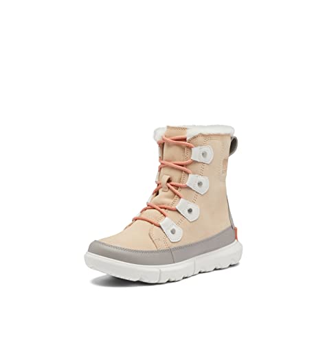 Sorel Explorer II Joan WP wasserdichte Winterstiefel für Damen, Beige (Nova Sand x Sea Salt), 40 EU von Sorel