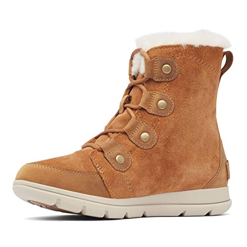 Sorel Damen Explorer Joan Schneestiefel, Braun (Camel Brown, Ancient Fossil), Größe : 41, Braun Camel Brown X Ancient Fossil von Sorel