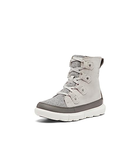 Sorel Damen Explorer Next Joan Waterproof Mode-Stiefel, Moonstone/Sea Salt, 42 EU von Sorel