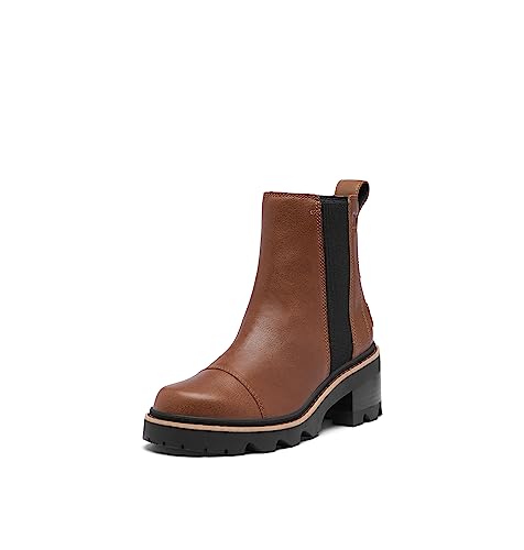 Sorel Damen Joan Now Chelsea Boots, Velvet Tan, Schwarz, 38 EU von Sorel