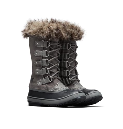 Sorel Damen Joan of Arctic Boot WP wasserdichte Schneestiefel, Quarry, Black, 43 EU von Sorel