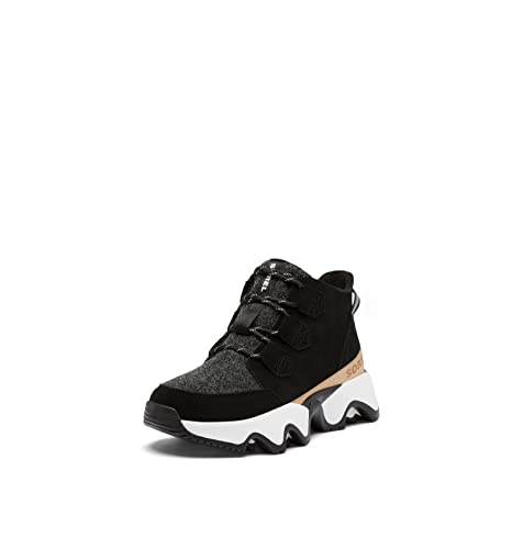 Sorel Damen Kinetic Impact Caribou Wasserdichte Schuhe, Schwarz, Meersalz, 37 EU von Sorel