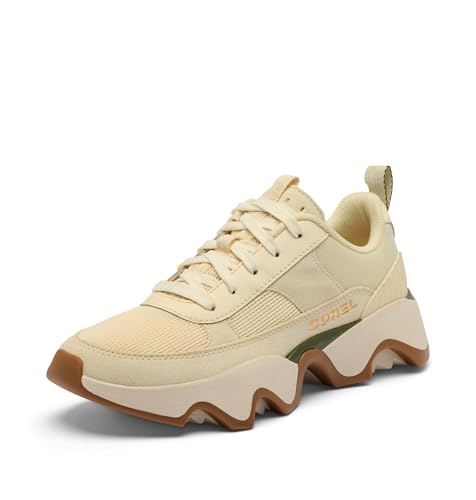 Sorel Damen Kinetic Impact Ii Wonder Lace Sneaker, Honey White/Utility Green, 43 EU Sorel Damen Kinetic Impact Ii Wonder Lace Sneaker, Honey White/Utility Green, 43 EU von Sorel