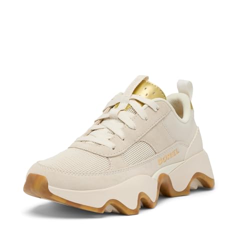 Sorel Damen Kinetic Impact Ii Wonder Lace Sneaker, True Gold Chalk, 36 EU Sorel Damen Kinetic Impact Ii Wonder Lace Sneaker, True Gold Chalk, 36 EU von Sorel