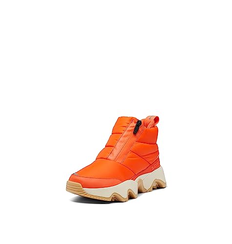 Sorel Damen Kinetic Impact Puffy Zip Wasserdichte Schuhe, Optimiertes Orange, gebleichte Keramik, 39 EU von Sorel