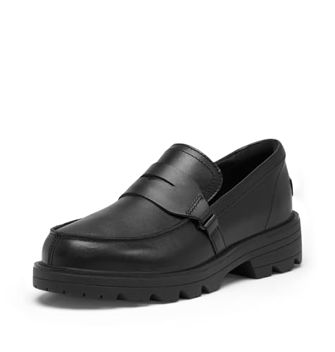 Sorel Damen Revel AVE Loafer City Schuhe, Black, Black, 38.5 EU von Sorel