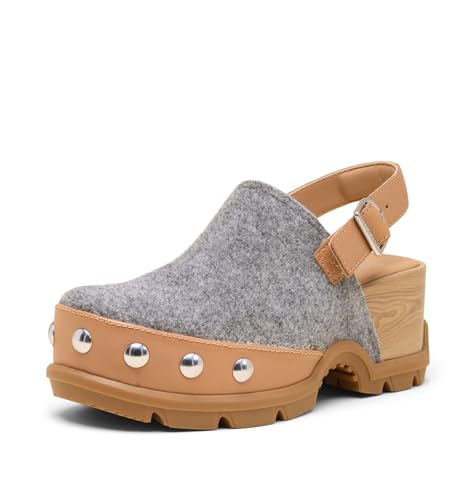 Sorel Damen Roam'n Clog Felt Holzschuh, Tawny Buff/Gum 2, 37 EU von Sorel