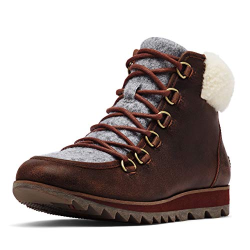 Sorel Damen Stiefeletten, HARLOW LACE COZY, Braun (Burro), Größe: 37 von Sorel