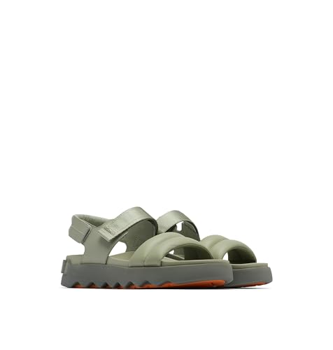 Sorel Damen Viibe Sandalen, Safari, steingr n, 38 EU Sorel Damen Viibe Sandalen, Safari, steingr n, 38 EU von Sorel