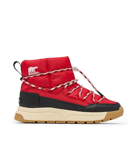 Sorel Damen Whitney III Slip-ON WP Mode-Stiefel, Bright Red, Black, 37.5 EU von Sorel