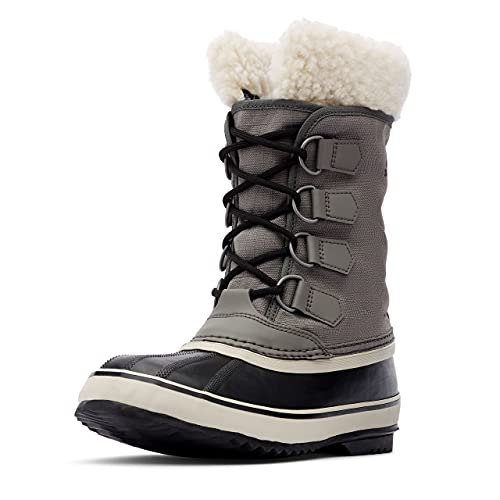 Sorel WINTER CARNIVAL WATERPROOF Schneestiefel für Damen, Grau (Quarry x Black), 37 EU von Sorel