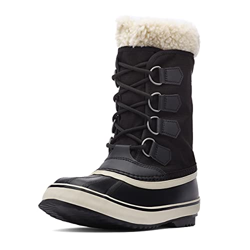 Sorel WINTER CARNIVAL WATERPROOF Schneestiefel für Damen, Schwarz (Black x Stone), 36 EU von Sorel