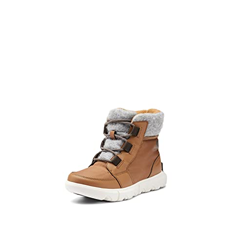 Sorel Damen-Winterstiefel, EXPLORER II CARNIVAL FELT WP, Braun (Velvet Tan, Blackened Brown), Größe: 36 von Sorel