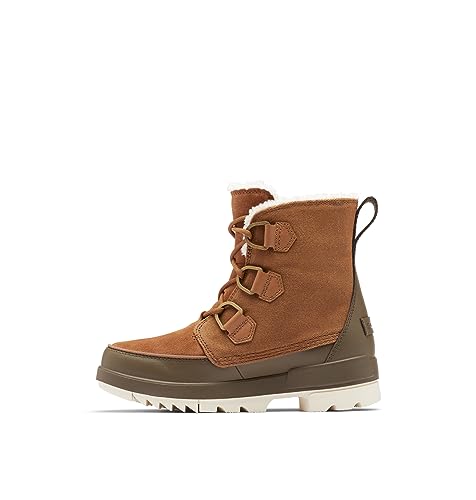 Sorel Torino 2 Waterproof wasserdichte Winterstiefel für Damen, Braun Velvet Tan X Olive Green, 37.5 EU von Sorel