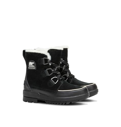 Sorel Torino 2 Waterproof wasserdichte Winterstiefel für Damen, Schwarz, 38.5 EU von Sorel