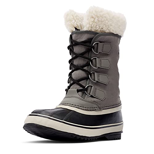 Sorel WINTER CARNIVAL WATERPROOF Schneestiefel für Damen, Grau (Quarry x Black), 37.5 EU von Sorel