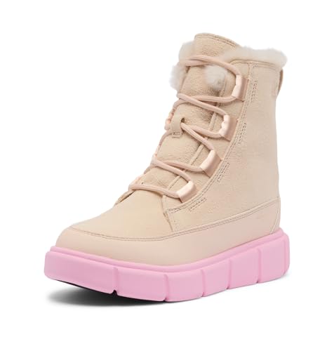 Sorel Explorer 3 Lace Waterproof Mode-Stiefel, Perlglanz-Rosa Flare, 33 EU von Sorel
