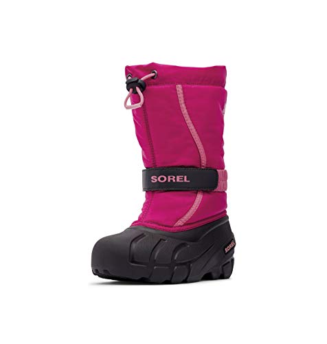 Sorel KIDS FLURRY Schneestiefel für Unisex Baby, Rot (Deep Blush x Tropic Pink) - Children, 25 EU von Sorel