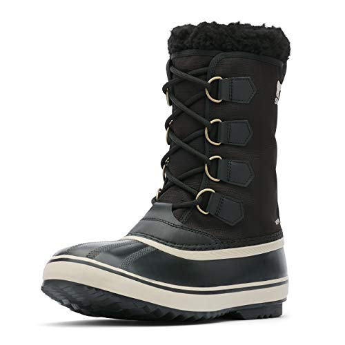 Sorel 1964 PAC NYLON WATERPROOF Schneestiefel für Herren, Schwarz (Black x Ancient Fossil), 43 EU von Sorel