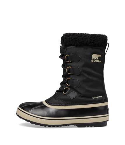 Sorel Herren 1964 Pac Nylon WP wasserdichte Schneestiefel, Black, Ancient Fossil, 43.5 EU Sorel Herren 1964 Pac Nylon WP wasserdichte Schneestiefel, Black, Ancient Fossil, 43.5 EU von Sorel