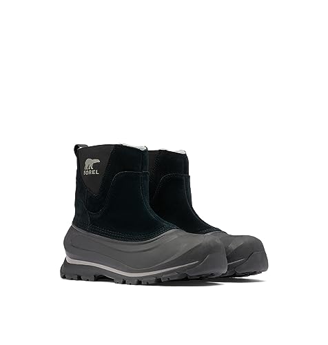 Sorel BUXTON PULL ON WATERPROOF Schneestiefel für Herren, Schwarz (Black x Quarry), 40.5 EU von Sorel