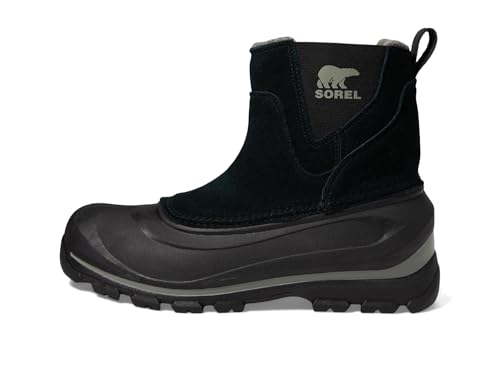 Sorel Herren Buxton Pull ON Boot WP wasserdichte Schneestiefel, Black, Quarry, 47 EU von Sorel