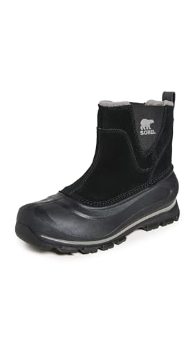 Sorel BUXTON PULL ON WATERPROOF Schneestiefel für Herren, Schwarz (Black x Quarry), 41 EU von Sorel