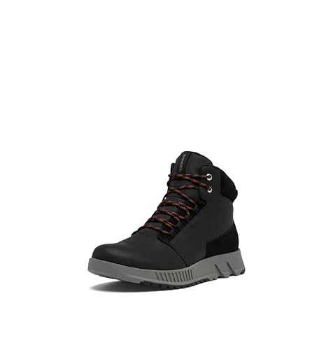 Sorel Herren Mac Hill Lite Mid Plus Waterproof Mode-Stiefel, Black/Quarry, 44 EU von Sorel