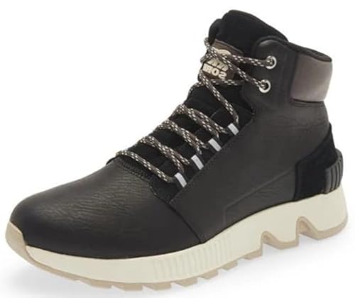 Sorel Herren Mac Hill Mid LTR Wasserdichter Schuh, Schwarz, Antikes Fossil, 43.5 EU von Sorel