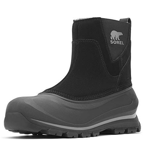 Sorel BUXTON PULL ON WATERPROOF Schneestiefel für Herren, Schwarz (Black x Quarry), 47 EU von Sorel