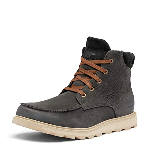 Sorel MADSON II MOC TOE WATERPROOF Winterstiefel für Herren, Grau (Coal), 42.5 EU von Sorel