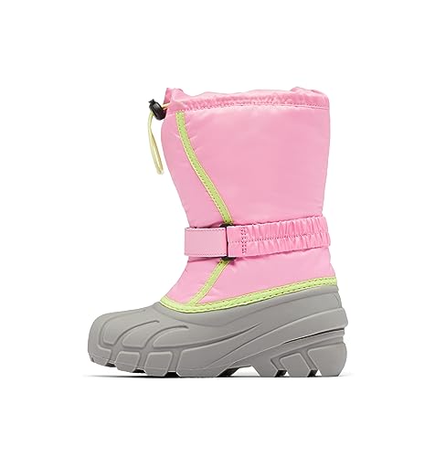 Sorel KIDS FLURRY Schneestiefel für Unisex Baby, Rot (Blooming Pink x Chrome Grey) - Children, 25 EU von Sorel