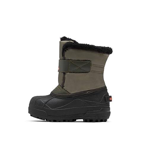 Sorel KIDS SNOW COMMANDER Schneestiefel für Unisex Baby, Grün (Stone Green x Alpine Tundra) - Children, 25 EU von Sorel