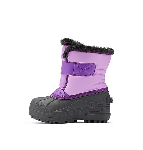 Sorel KIDS SNOW COMMANDER Schneestiefel für Unisex Baby, Lila (Gumdrop x Purple Violet) - Children, 25 EU von Sorel