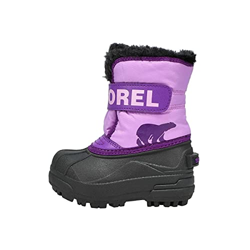 Sorel KIDS SNOW COMMANDER Schneestiefel für Unisex Kinder, Lila (Gumdrop x Purple Violet) - Toddler, 22 EU von Sorel